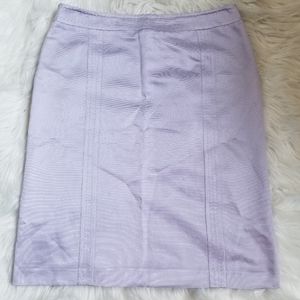 MaxMara Lilac Satin Pencil Skirt